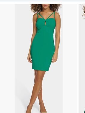 Siena Studio Emerald Strappy Sheath Dress